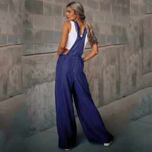 Denim Suspender Overalls