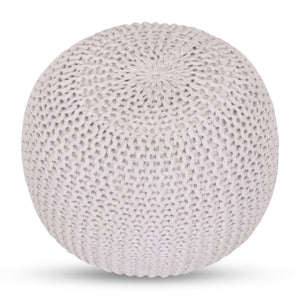 Mylah Hand Knitted Pouf