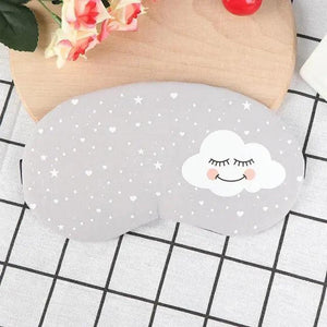 Kids Sleeping Aid Colorful Blindfold Comfortable Sleeping Mask Creative Funny Eye Patch Travel Sleep Mask Cute Cartoon Design Eye Cover