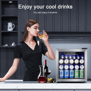 Kismile 48 Can Beverage Refrigerator 58036RWC0