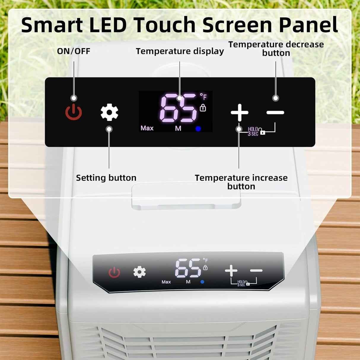 Kismile Car Refrigerator 12 Volt Mini Fridge