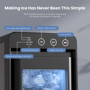 Kismile Clear Square Ice Cubes Maker 58003RIM0