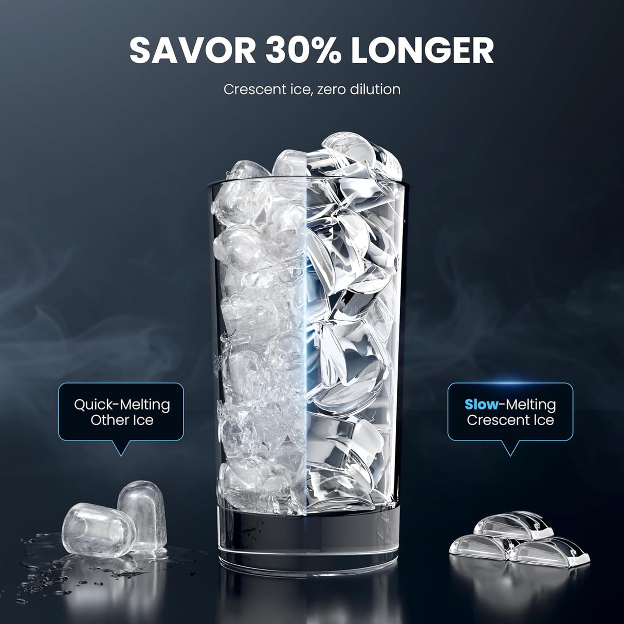 Kismile Clear Square Ice Cubes Maker 58003RIM0