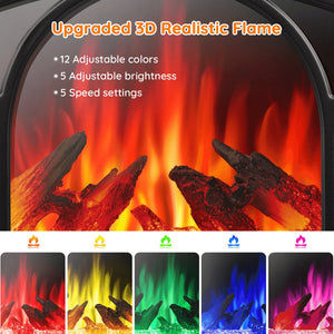 25" Free Standing Electric Fireplace Stove S230CP