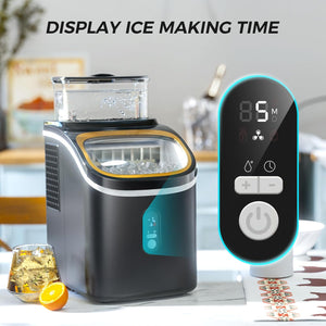 Kismile Ice Maker Countertop, Portable Ice Cube Maker Machine Z5813AF