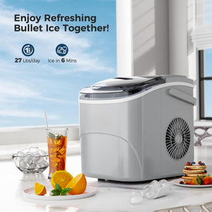 Kismile Ice Makers Countertop with Handle Z5812B