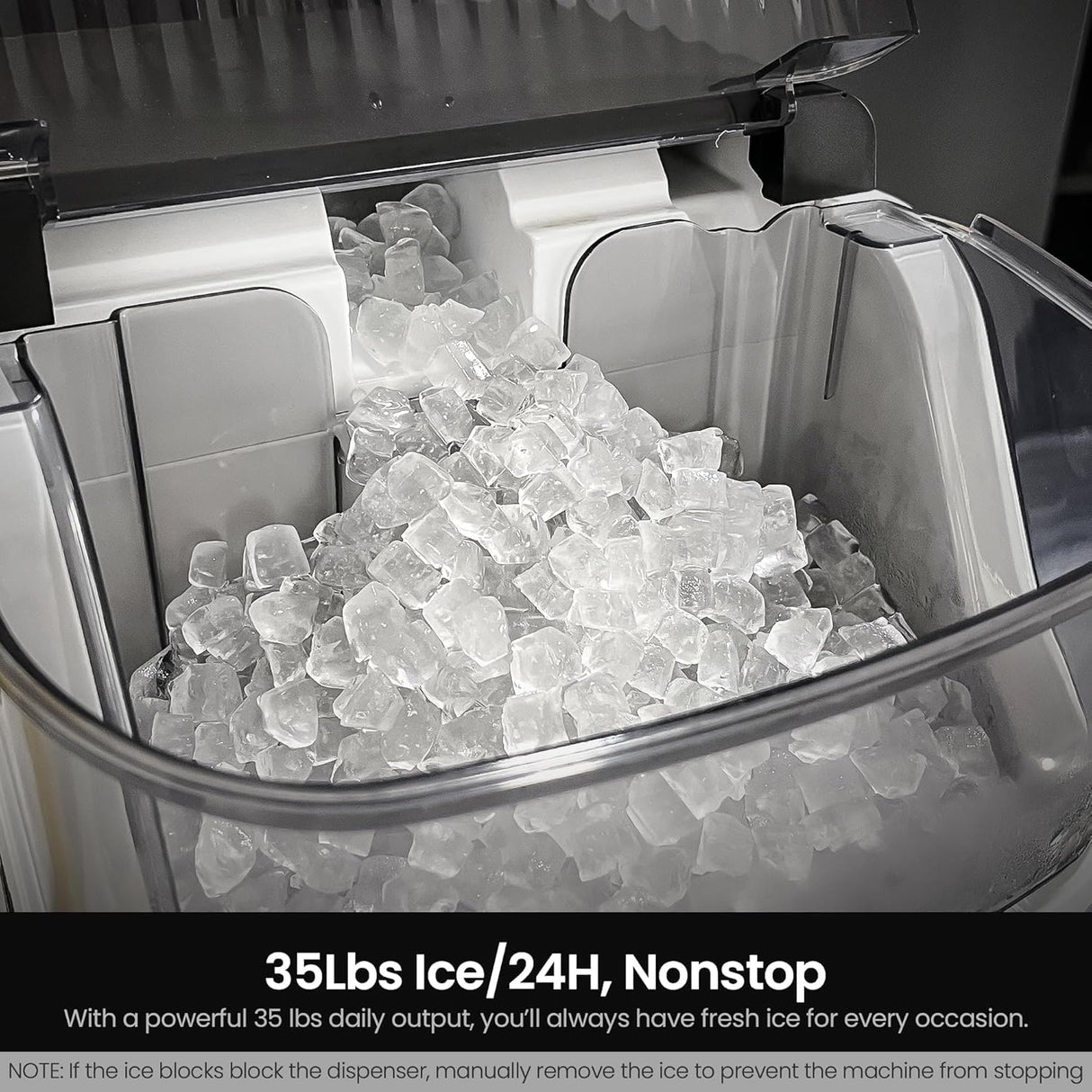 Kismile Nugget Countertop Ice Maker Z5815NB