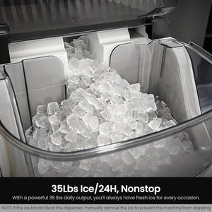 Kismile Nugget Countertop Ice Maker Z5815NB