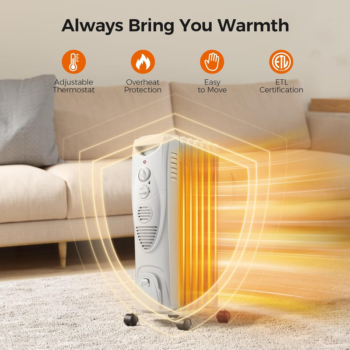 Kismile Portable Electric Space Heater Series
