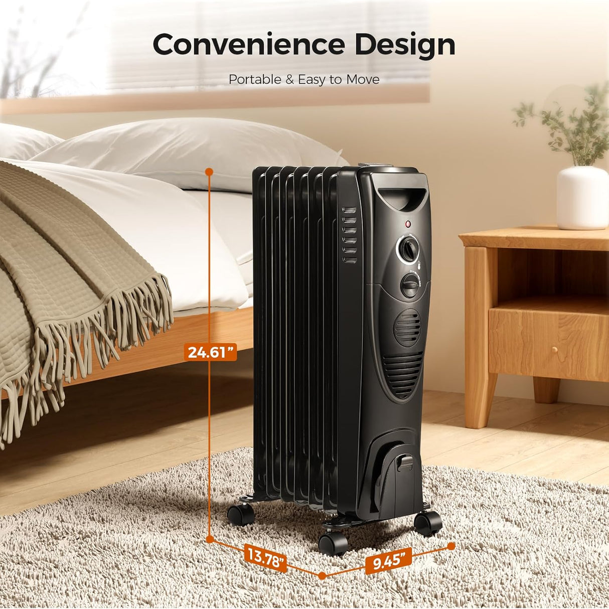Kismile Portable Electric Space Heater Series