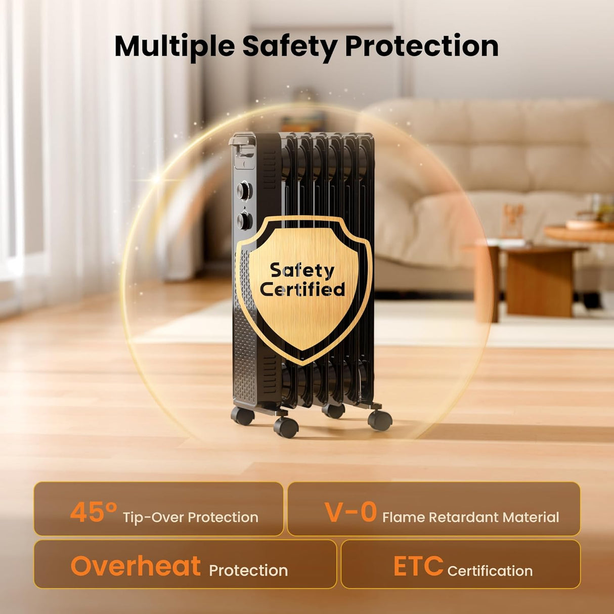 Kismile  Portable Radiator Electric Heater