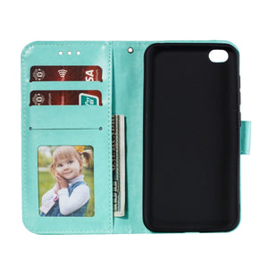 Lace Flower Leather Wallet Case For Xiaomi Redmi Note 11 10 Pro 7 6 8 8t Redmi 10c 10a A1 9t 7a 8a 9c 9a Case Mi A3 A2 Lite 9 Phone Case Premium Pu Leather Flip Cover With Card Holder Feature Protective Cover
