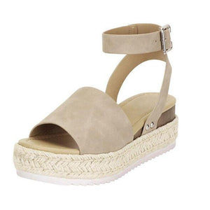 Ladies Elegant Leopard Shoes For Women High Heels Sandals Summer Flip Flop Platform Sandals High Platform Sandals Thick Bottom Belt Buckle Shoes Adjustable Strap Sandals