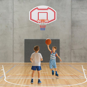 Large Wall Mounted Basketball Hoop with Shatter-proof Backboard