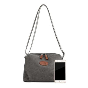 Lavish Style Canvas Crossbody Bag For Women And Girld Travel Bag Lightweighted Casual Shoulder Bag For Females
