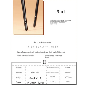 Lavish Style Contour Brush Eyebrow Eyeliner Brush Professional Small Angled Eyebrow Brush High Quality Eye brow liner Brush Makeup Tools