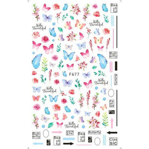 Leaf With Lines Nails Sticker Designer Fruit Nail Art 3D Decals Acrylic Designs Self Adhesive Manicure Slider Stickers Glitter Decals Love Nail Sequins Laser Heart Nail Supplies Sparkle Nail Accessories Star Accessories Heart Nail Art