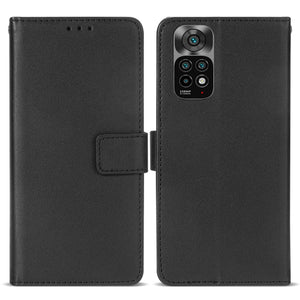 Leather Flip Wallet Case For Xiaomi Redmi Note 11 10 9 8 7 6 5 Pro 4X 8T 9T 9A 9C 6A 8A 7A POCO M3 X3 NFC Mi 10 11 Protect Cover Premium Faux Leather Wallet Case Flip Cover For Redmi