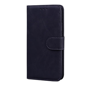 Leather Phone Case Wallet Cover For iPhone XR XS 10 11 Pro 12 mini 13 Pro Max Flip Stand Case Simple Skin-Friendly PU Leather Case Wallet Protective Case Flip Shockproof Mobile Phone Case