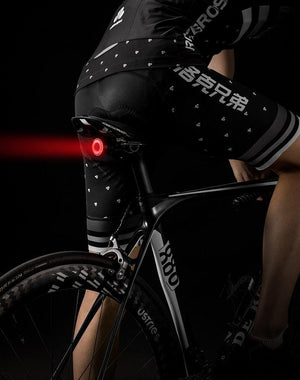 LED Bicycle Waterproof USB Charging Taillight Cycling Flashlight Auto Brake Sensing Smart Bicycle Rear Brake Lights Braking Sensing Taillights USB Rechargeable Ultra Bright LED Warning Bicycle Flashlight