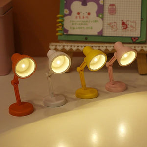 LED Mini Desk Lamp Foldable Magnetic Night Light Bedroom Study Reading Book Lamps With Clip Eye Protection Bedside Lights Decorative Table Lamp Cute Study Lamps for Bedroom Décor