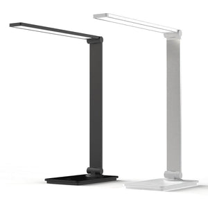 LED Table Lamp Desk Lamp Step less Dimmable Reading Office Foldable Rotatable Touch Switch DC 5V USB Night Light Desk Lamps Decorative Table Lamp Cute Study Lamps for Bedroom Décor