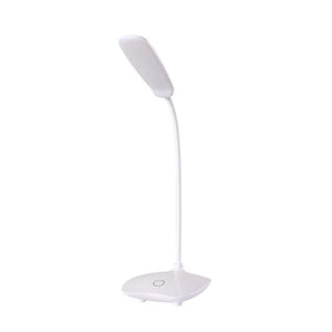 LED Three-Speed Touch Dimming Reading Lamp USB Charging Plug-in White Warm Eye Protection Student Table Light Study Night Light Decorative Table Lamp Cute Study Lamps for Bedroom Décor
