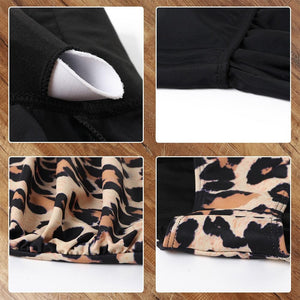 Leopard Bikini High Waist Bikini Animal Print Floral Swimsuit Ruffle Swimsuit Plus Size Swimwear Women Swimsuits for Women Two Piece Bathing Suits Ruffle Tops With High Waist Bottoms Bikini Sets For Teen Girls