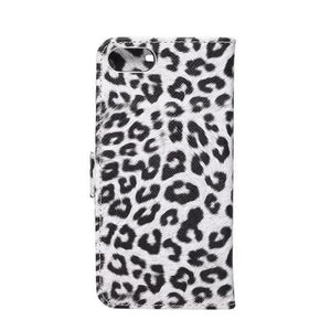Leopard Print PU Leather Flip Cover Wallet Kickstand Feature with Card Slots Holder Magnetic Clasp Case For iPhone 14 13 12 11 Pro Max Mini 8 Plus 7 X XS XR SE Leather Leopard Flip Cover Luxury Wallet Phone Case