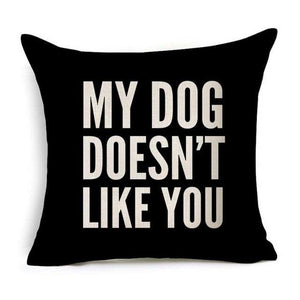 Letter Love Home Cushion Covers Cotton Linen Black White Pillow Cover I Love You Forever and Always Throw Pillow Case Love Letter Pillow Cushion Covers Fashion Home Decor Cover Sofa Bed Nordic Decorative Pillow Case 45x45CM