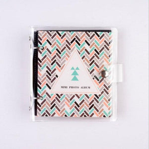 Light and Shadow Series Photo Album Ticket Storage Postcard 3 Inch memory 100 Pockets for Fujifilm Mini Film Paper Baby Family Scrapbook Albums DIY Memorable Gifts For Loved Ones