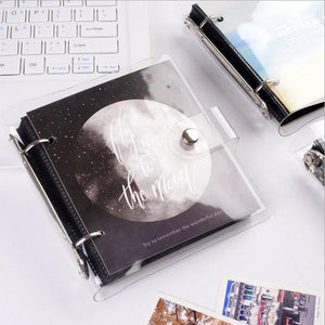 Light and Shadow Series Photo Album Ticket Storage Postcard 3 Inch memory 100 Pockets for Fujifilm Mini Film Paper Baby Family Scrapbook Albums DIY Memorable Gifts For Loved Ones