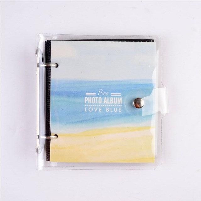 Light and Shadow Series Photo Album Ticket Storage Postcard 3 Inch memory 100 Pockets for Fujifilm Mini Film Paper Baby Family Scrapbook Albums DIY Memorable Gifts For Loved Ones