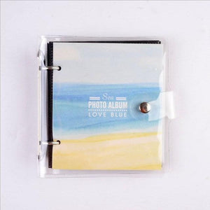 Light and Shadow Series Photo Album Ticket Storage Postcard 3 Inch memory 100 Pockets for Fujifilm Mini Film Paper Baby Family Scrapbook Albums DIY Memorable Gifts For Loved Ones