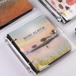 Light and Shadow Series Photo Album Ticket Storage Postcard 3 Inch memory 100 Pockets for Fujifilm Mini Film Paper Baby Family Scrapbook Albums DIY Memorable Gifts For Loved Ones