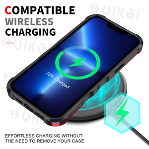 Light-Armor Shockproof Case For iPhone 14 Pro Max 13 Pro Max Mini 12 Max Cover Ultra-thin Mobile Case Ultra Slim Soft Silicone Cover iphone Case Compatible with iPhone 12 Pro Case