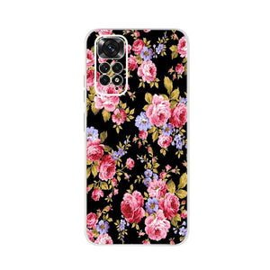 Light Luminous Case for Redmi Case Phone Cover in Soft and Hard PC Shockproof Anti-Scratch Case For Xiaomi Redmi Note 11 Case Redmi Note 11S Cover Luxury Cat Butterfly Soft Silicone Full Bumper For Xiaomi Redmi Note11 S Case