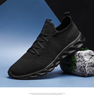 Light Mans Running Shoes Comfortable Breathable Men's Sneaker Casual Antiskid And Wear-Resistant Jogging Mens Sport Lace Up Low Top Jogging Man Athletic Sneakers