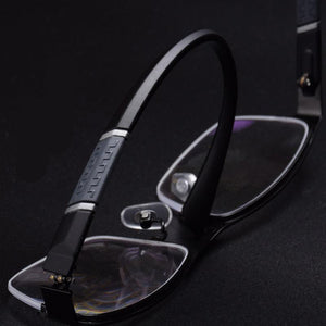Lightweight Alloy Semi-Rimless Reading Glasses For  Men And Women With Quality Half Frame  Men Reading Glasses  For Men New Retro Eyewear