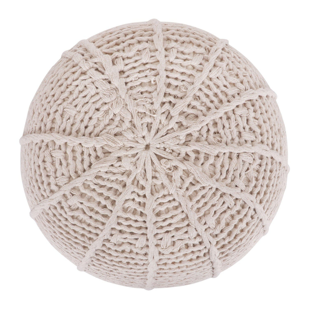 Jonathon Hand Knitted Pouf