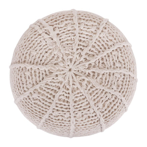 Jonathon Hand Knitted Pouf