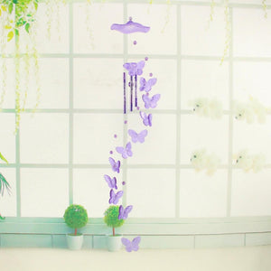 Lucky Butterfly Hanging Wind Chime Bell Garden Decoration Ornament Gift Home Decoration Fashion  High-end Gift Butterfly Gift Grandmother Gift Mother Gift Birthday Gift Festival Gift Witness Friendship Outdoor Wind Chime Garden Decor