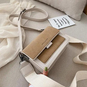 Luxuries Mini PU Leather Flap Bags For Women Ladies Shoulder Handbags - Female Trendy Cross Body Mobile Phone Bag