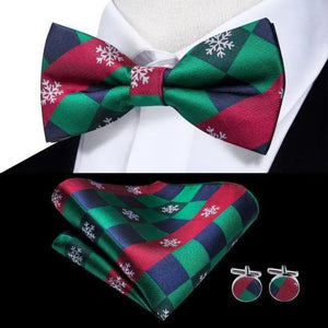 Luxury Butterfly Beige Silk Bow Ties For Men Gentlemens Cufflinks Set Elegant Design Wedding Party Bowties For Tuxedo Excellent Gift For Prom
