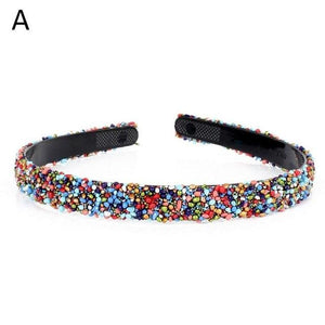 Luxury Crystal Pearl Rhinestone Headbands Fashion Women Hair Accessories Headdress Padded Hairbands Hair Bands Sparkly Hair Hoop Gorgeous Hair Accessories For Women