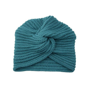 Luxury Fashion Ready To Wear Soft Cashmere Muslim Inner Hijab Caps Turban Cashmere Cross Elegant Wrap Head Hat Wool Lightweight Knitting Hijab Bonnet Cap For Women