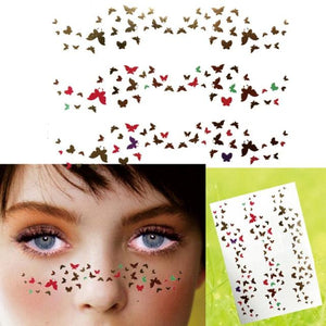 Luxury Flash Metallic Waterproof Temporary Tattoo Gold Silver Flower Tattoo Sticker Long Lasting Gold Design For Womens