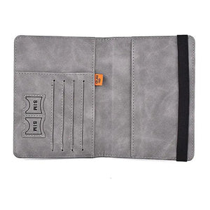 Luxury Leather Passport Elegant Cover Travel Passport Wallet Holder Document Organizer Case Men And Women Accessories