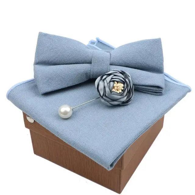 Luxury Men Cotton Colorful Bowtie Elegant Design Perfect Gifts For Men Fashionable Party Bowtie