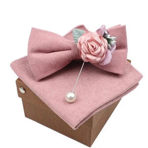 Luxury Men Cotton Colorful Bowtie Elegant Design Perfect Gifts For Men Fashionable Party Bowtie